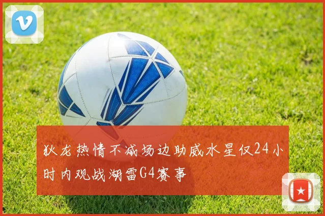 狄龙热情不减场边助威水星仅24小时内观战湖雷G4赛事